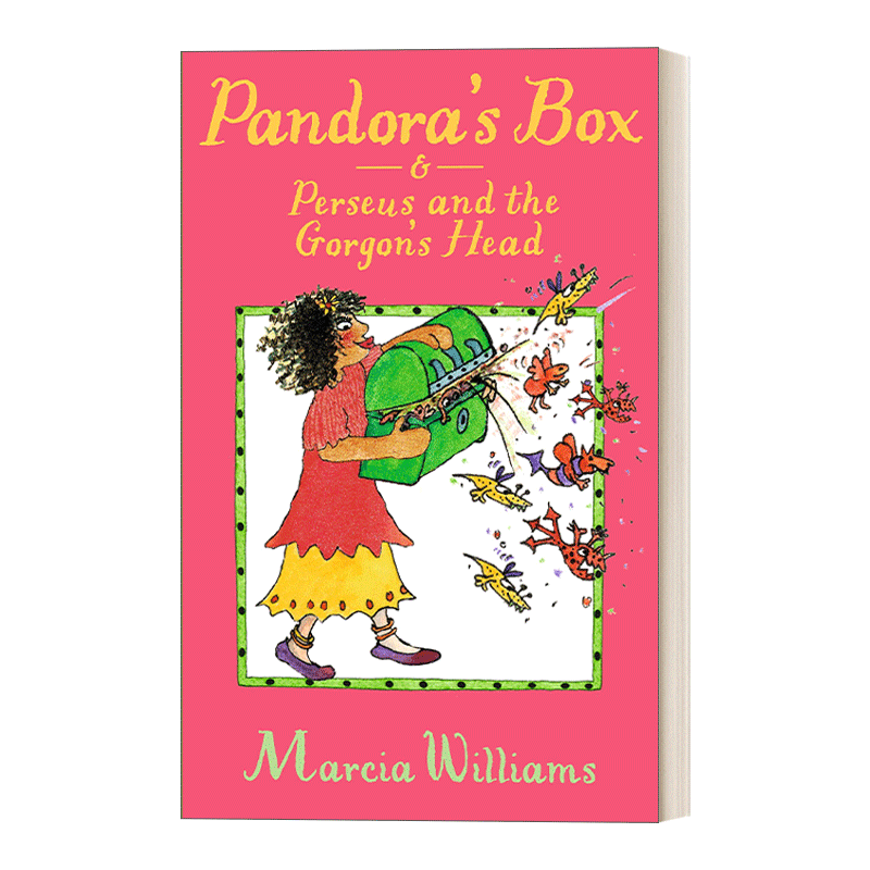 英文原版 Pandora's Box and Perseus and the Gorgon's Head 潘多拉盒子 黑白章节书 插图版 Marcia Williams 英文版 进口英语书 - 图0