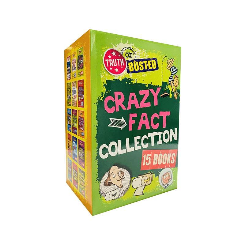 事实VS虚构 15册套装Truth or Busted crazy fact collection 15 Book 英文原版儿童英语章节桥梁书 进口英语书籍 - 图3