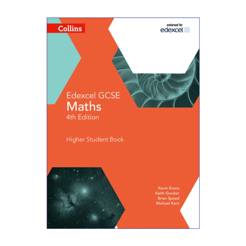 英文原版 Collins Edexcel GCSE Maths Higher Student Book 柯林斯英国爱德思GCSE考试数学进阶学生用书 第四版 英文版 进口书籍 - 图0