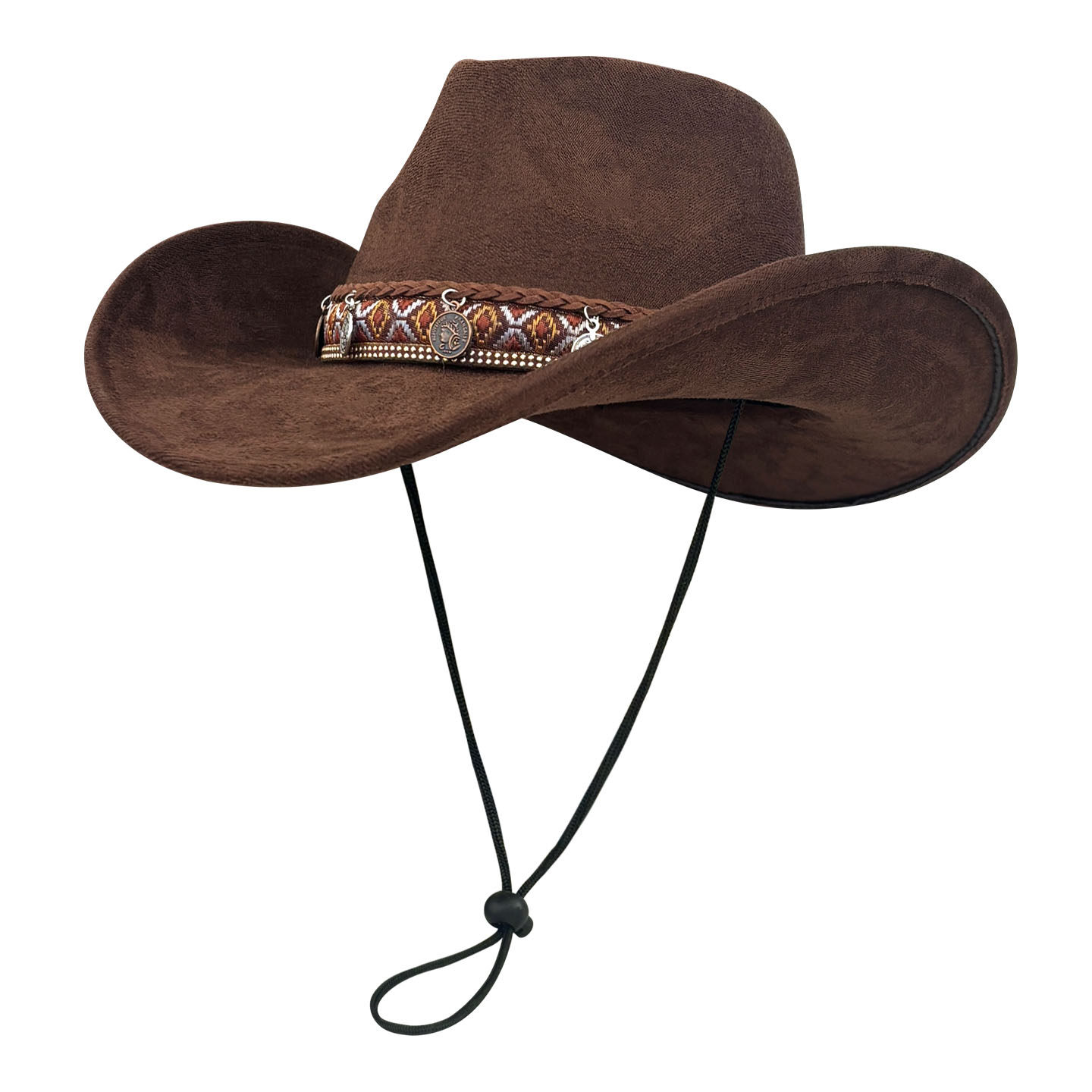 民族风藏族西部牛仔帽男女同款夏季美式辣妹旅游拍照防晒爵士帽潮,淘宝优惠券,粉丝福利购,淘宝优惠卷