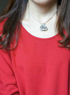 泰银原创925纯银手工女日韩短款