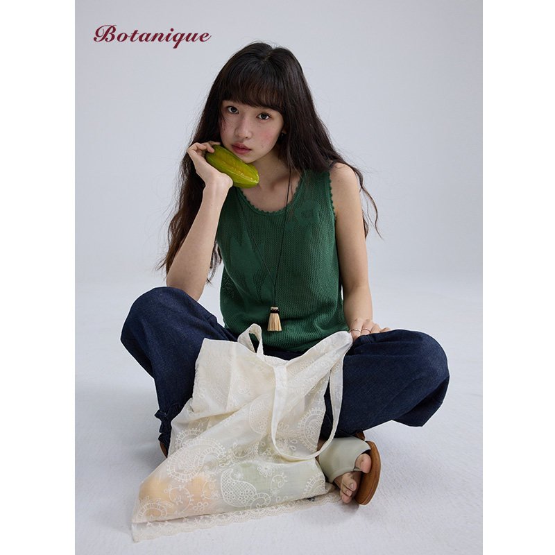 Botanique植物学“Botanic garden”木耳边天丝印花/腰果花单肩包,淘宝优惠券,粉丝福利购,淘宝优惠卷