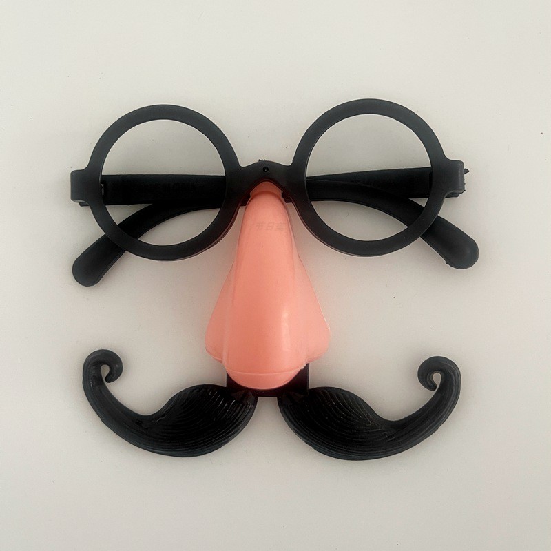 万圣节派对搞怪胡子眼镜道具cospaly舞会整蛊小丑搞笑抖音拍视频 - 图0