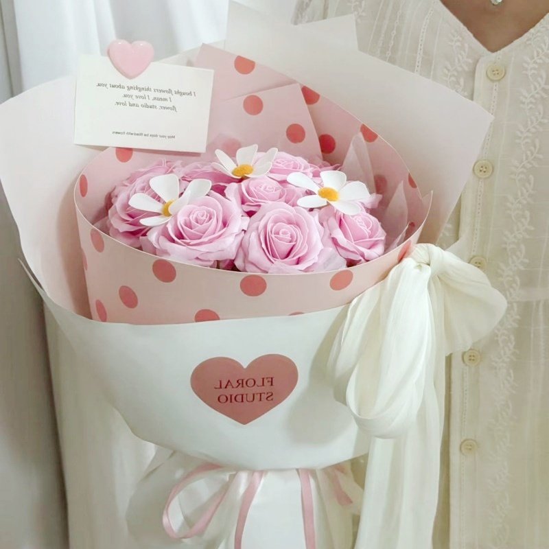 圆舞曲花束空包装 七夕情人节礼物 插鲜花玩偶壳子 手工diy送女友,淘宝优惠券,粉丝福利购,淘宝优惠卷