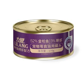 Lilang cat ກະປ໋ອງ 170g ຜູ້ໃຫຍ່ cat ແລະ kitten fattening calcium supplement lactation nutritional supplement tuna cat wet food whole box