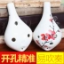 Hướng dẫn cho người mới bắt đầu 6 lỗ Alto C Clay Ocarina Học sinh Nhạc cụ Nhạc cụ Sáu lỗ AC Ocarina Nhạc cụ Quốc gia Ocarina - Nhạc cụ dân tộc