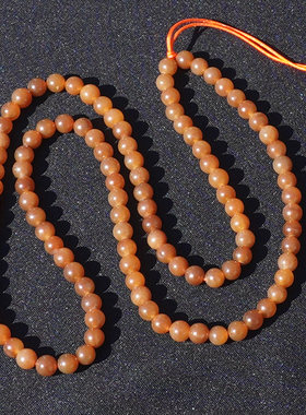 新疆且末料金山矿老熟红糖玉手串