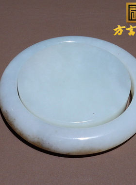 抢疯了方言和田玉佩戴级油润新疆且末料糖白玉内径58mm手镯套装O8