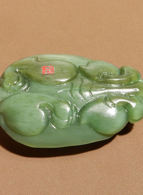 方言男女和田玉碧玉吊坠