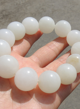 俄料细腻油润羊脂白玉飘微糖