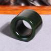 Jade Jubilee Jewelry Hetian Jade Spinach Green Jasper Ring