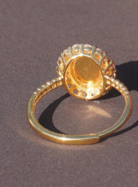 方言俄阳绿碧玉无黑点银镶玉戒指