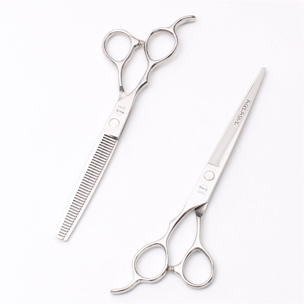 阿恰比左手剪刀理发平剪牙剪左撇子专用美发刀剪打薄7寸宠物直剪,淘宝优惠券,粉丝福利购,淘宝优惠卷