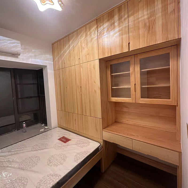 香港定制原木榻榻米日式地台床魔方组合床全屋定制小户型衣柜一体,淘宝优惠券,粉丝福利购,淘宝优惠卷