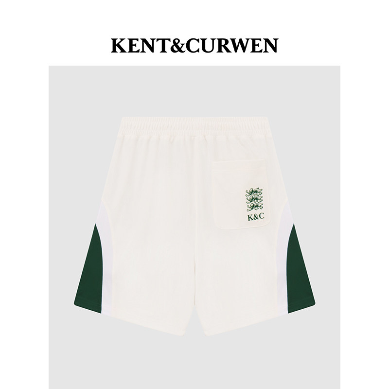 KENT&CURWEN/肯迪文2025夏季新品男士三狮硅胶印花休闲运动短裤,淘宝优惠券,粉丝福利购,淘宝优惠卷