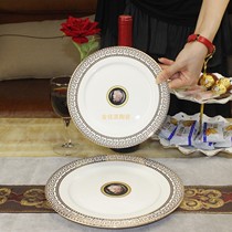 Bull Pickpocket Dinner Plate Hotel Cutlery Ceramic Knife Fork Coffee Cup Disc Suit CLUB HOUSE CLUB HOTEL SWING TABLE WEST STYLE TRAY