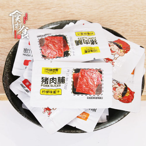 靖江特产味巴哥原味山椒蜜汁猪肉脯250g散装肉铺肉干休闲零食小吃 - 图0