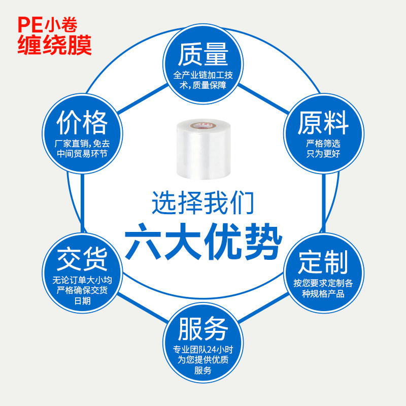 外卖缠绕膜防漏5cm打包嫁接PE拉伸膜封口膜小卷保鲜膜整箱批发,淘宝优惠券,粉丝福利购,淘宝优惠卷