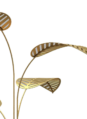 轻奢艺术风别墅咖啡厅椰子树摆件