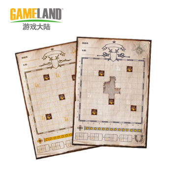 Kingdom Cartographer Chinese Genuine Board Game Season 2 Heroes Pen and Paper Adult Drawing Party