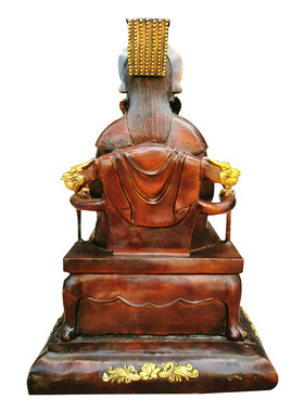 定做纯铜妈祖圣母摆件