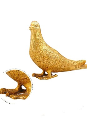 定做纯铜鸽子摆件工艺品