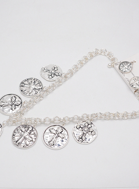 欧美大牌复古烧银耳环女耳饰品