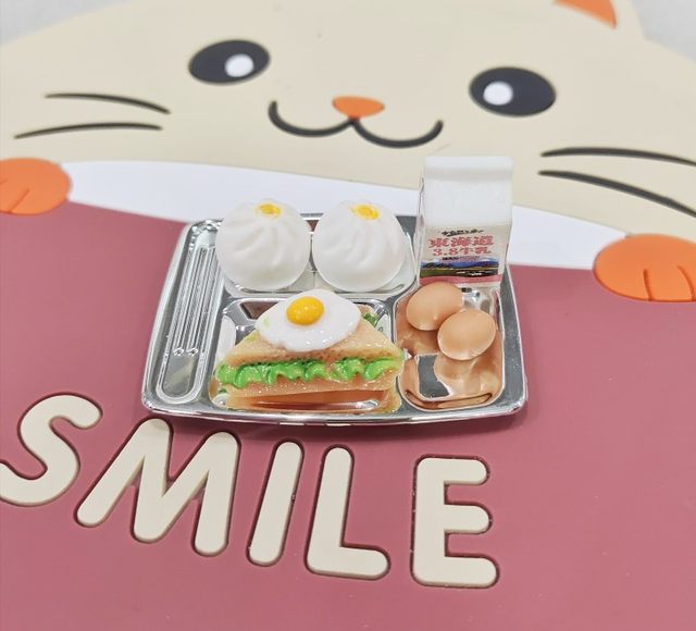 Doll House Model DIY Simulation Mini Breakfast Model