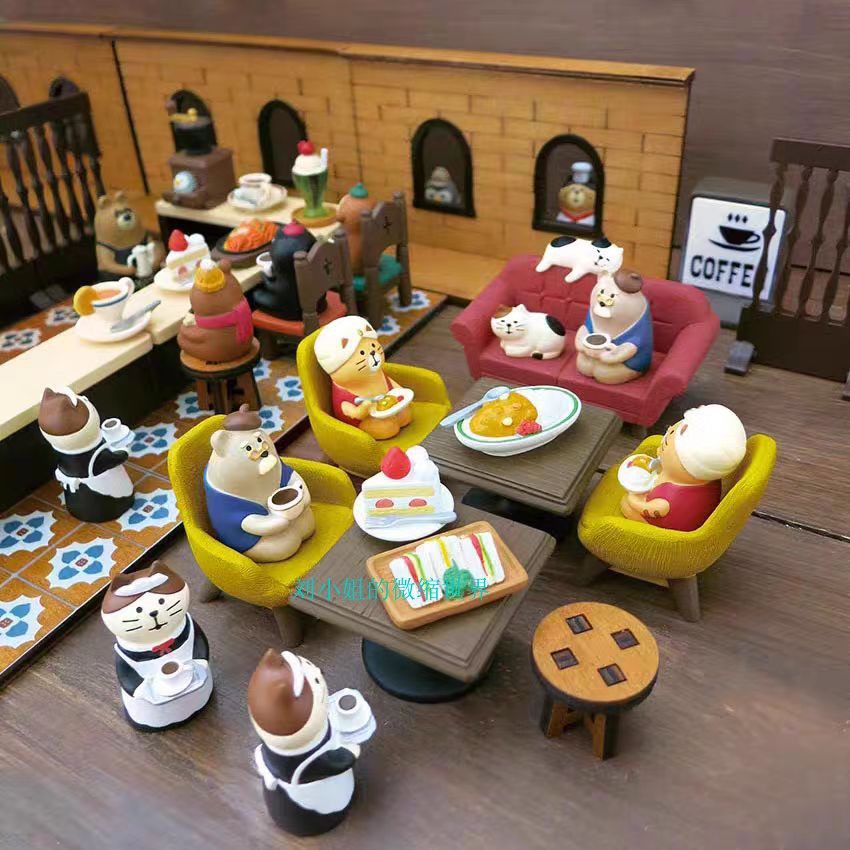 日式杂货Zakka沙发椅子猫咪 创意微缩场景模型办公室桌面装饰摆件,淘宝优惠券,粉丝福利购,淘宝优惠卷