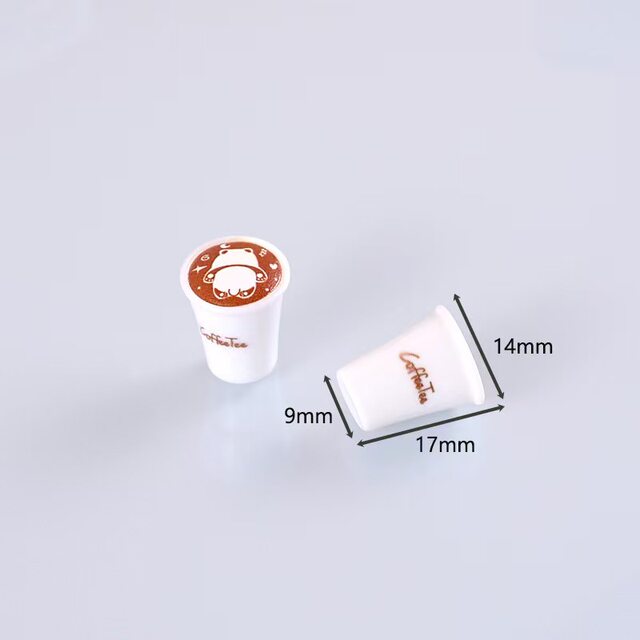 DIY simulation mini coffee cup model