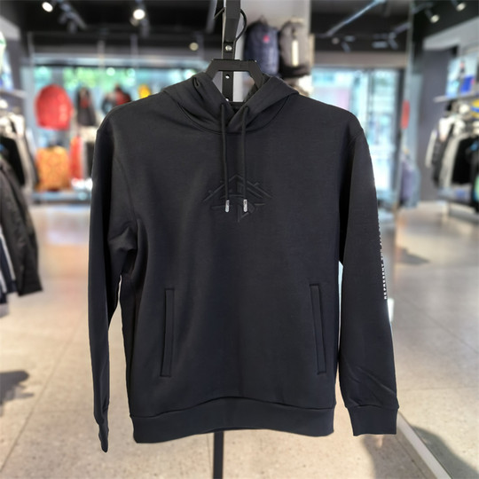 Anta men's hooded sweater 2023 Winter new product plan mutation and velvet warm sweater 152341714N
