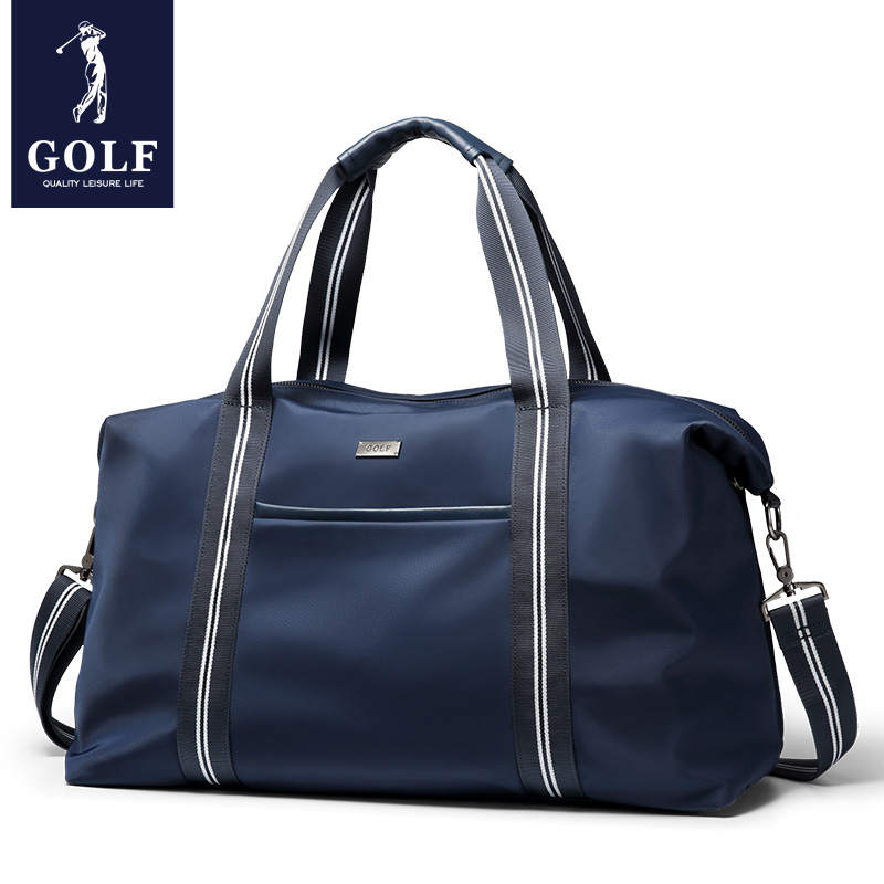 高尔夫运动休闲手提单肩旅行包健身包男女士短途出差行李包旅游袋 - 图0