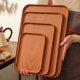 Thickened and unscathed tray imitation wood grain rectangle household use