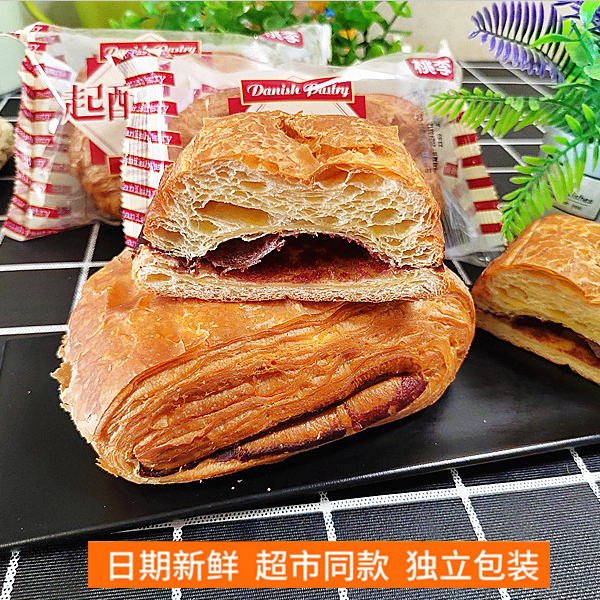 桃李起酥面包 豆沙馅夹心手撕千层面包 学生早餐零食短保饱腹代餐,淘宝优惠券,粉丝福利购,淘宝优惠卷