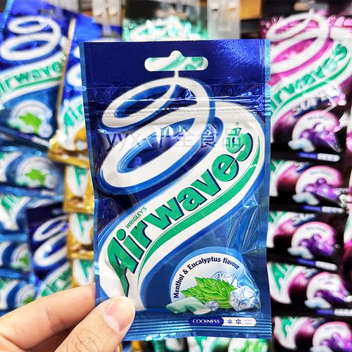 爽浪Airwaves Super超凉口香糖（原味）超凉薄荷味28g香口珠糖果x - 图1