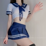 Сексуальная студенческая юбка в складку, мини-юбка, комплект, костюм, косплей