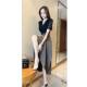 ເສື້ອຍືດຄໍ V-neck ດຽວກັນຂອງ Mengting ແລະການອອກແບບອະເນກປະສົງ hollow twist ແຂນສັ້ນຂອງແມ່ຍິງ 2026 Douyin ແບບຮ້ອນ