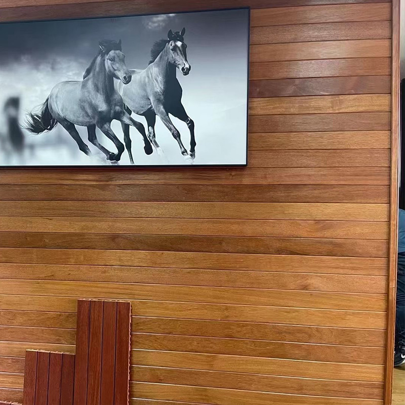 印尼菠萝格桑拿板防腐木吊顶墙板墙面护墙板阳台室内天花墙裙扣板,淘宝优惠券,粉丝福利购,淘宝优惠卷