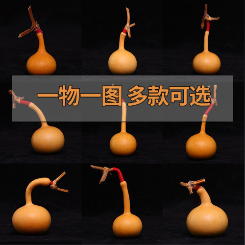 油锤葫芦文玩摆件精品小天然带龙头手捻盘玩把玩随身独把葫芦把件 - 图3