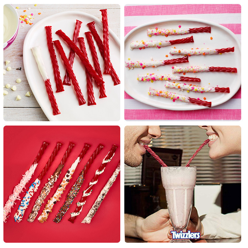 美国多滋乐吸管草莓味扭扭糖詹姆斯同款软糖零食Twizzlers Twists,淘宝优惠券,粉丝福利购,淘宝优惠卷