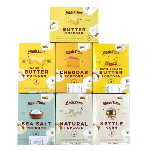 Popfully Butter Cheese Sea Salt Microwave Popcorn