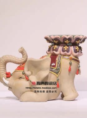 工艺盆景入户花园玄关石湾陶瓷