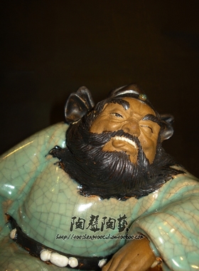 陶瓷工艺石湾公仔钟馗书房中式