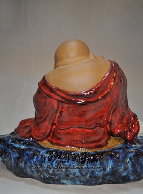 中式风石湾公仔开张送礼笑佛像