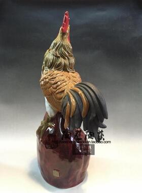 推荐鸡生肖陶瓷石湾公仔客厅中式