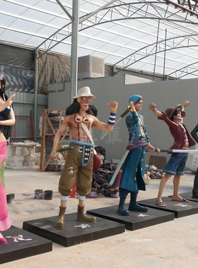 海贼王煌雅玻璃钢动漫可定制