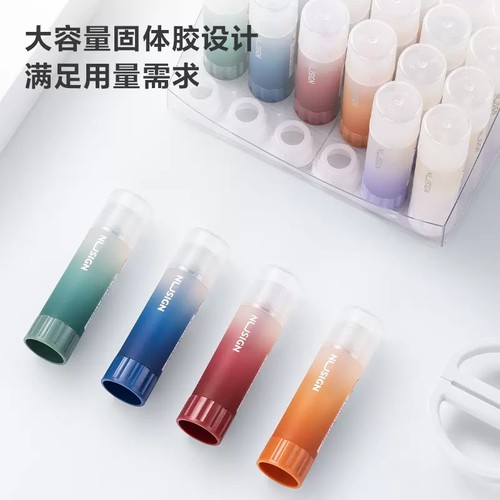 得力纽赛透明固体胶强力高粘度胶棒办公财务胶水儿童幼儿园手工用 - 图1