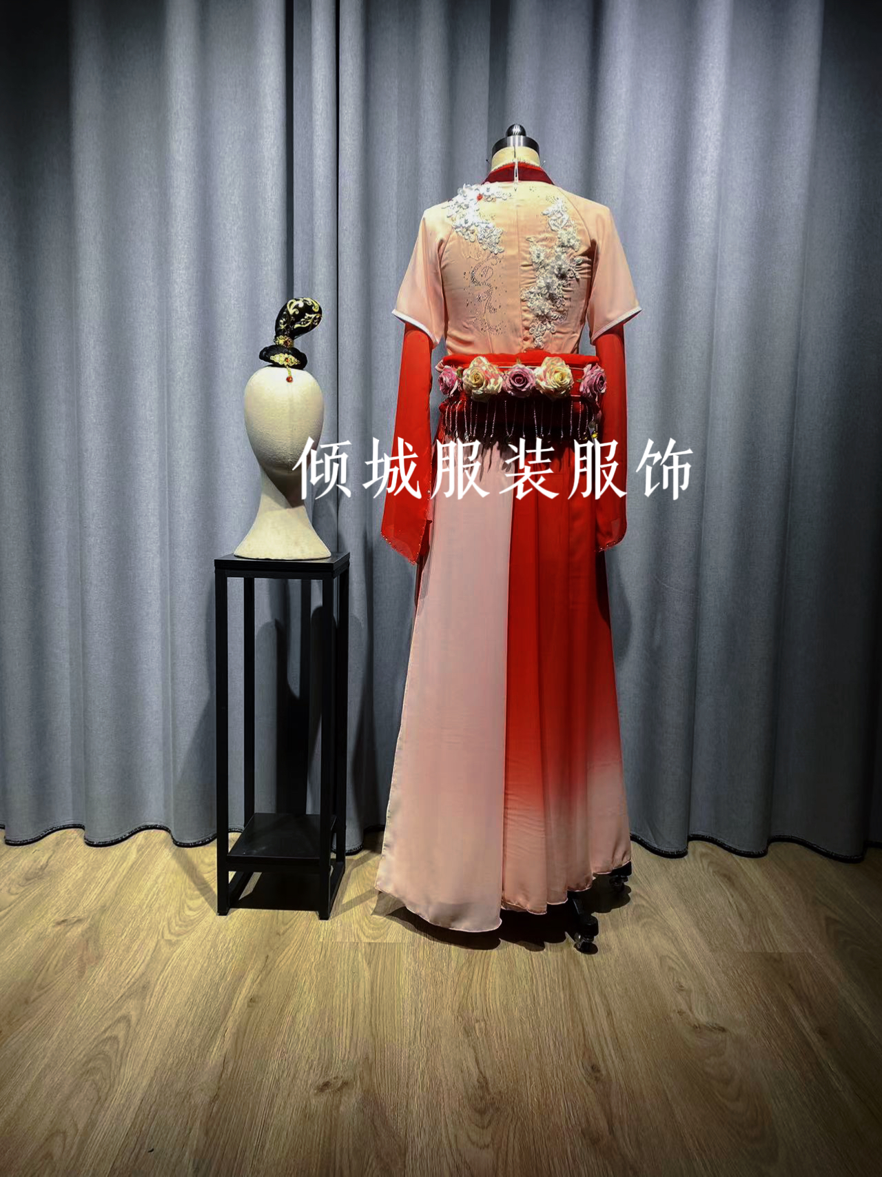 北舞附中杨春莹古典舞桃李杯红艳凝香舞蹈服装头饰演出服艺考原版-图1