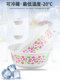 Food grade thickened round disposable bowls and chopsticks set