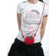 Original design versatile tomato lipstick earphone bag